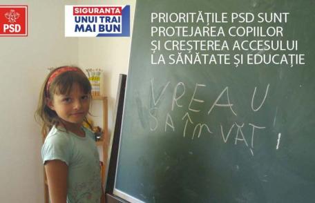 Parlamentarii PSD Botoșani au votat legile prin care toți copiii vor avea acces la servicii de sănătate, educație și protecție socială, iar profesorii