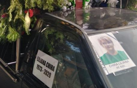 Inspectorul școlar Liliana Chira a fost condusă pe ultimul drum