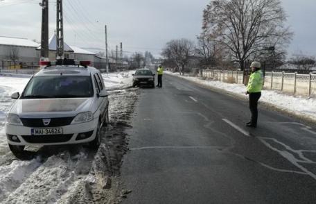 În prag de iarnă, polițiștii din Botoșani vin cu recomandări pentru șoferi