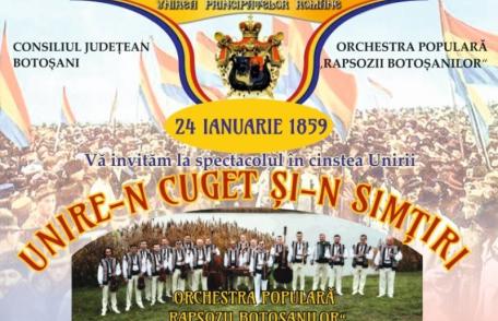 Spectacol dedicat Zilei Unirii Principatelor Române
