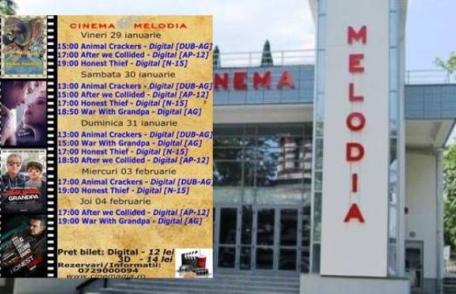 Vezi ce filme vor rula la Cinema „MELODIA” Dorohoi, în săptămâna 29 ianuarie – 4 februarie – FOTO