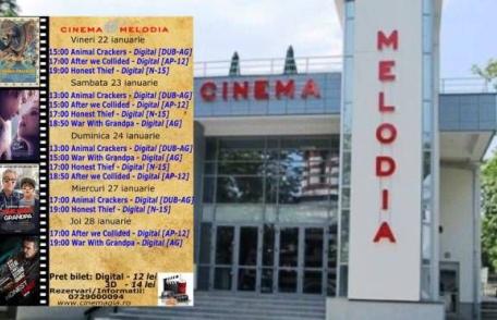 Vezi ce filme vor rula la Cinema „MELODIA” Dorohoi, în săptămâna 12 – 18 februarie – FOTO