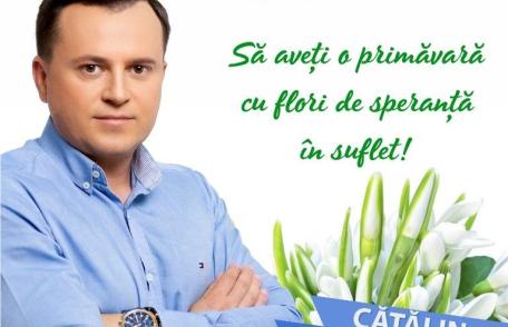 Cătălin Silegeanu: „O primăvara frumoasă vă doresc!”
