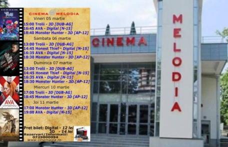 Vezi ce filme vor rula la Cinema „MELODIA” Dorohoi, în săptămâna 5 – 11 martie – FOTO