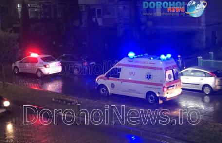 Accident pe Bulevardul Victoriei din Dorohoi. Femeie lovită pe o trecere de pietoni - FOTO