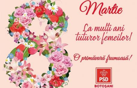 Organizaţia Femeilor Social Democrate din Botoșani - Un 8 Martie altfel - FOTO