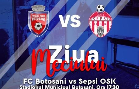 FC Botoșani joacă astăzi, pe municipal, cu Sepsi OSK Sfântu Gheorghe