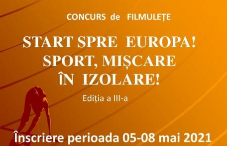Start spre Europa - sport mișcare în izolare - Concursuri organizate de Liceul cu Program Sportiv Botoșani
