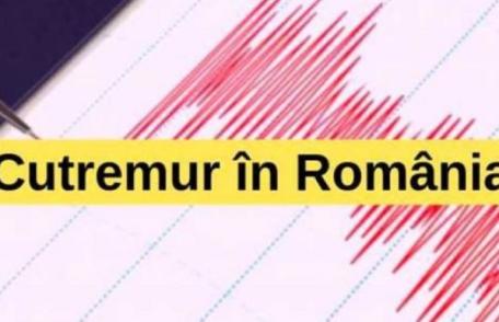 Trei cutremure în mai puțin de jumătate de oră