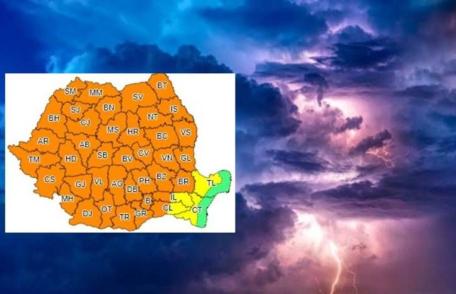 Alertă meteo de vijelii și grindină pentru județul Botoșani