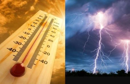 Județul Botoșani se află sub incidența a patru avertizări de căldură și instabilitate atmosferică timp de două zile
