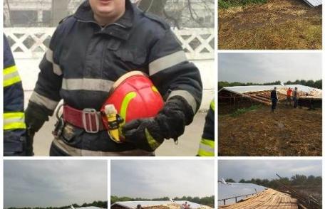 14 vaci salvate de un pompier dorohoian aflat în concediu de odihnă