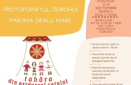 A treia ediția a „Taberei din pridvorul satului” găzduită de Parohia Dealu Mare