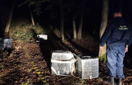 Peste 6.000 de pachete de țigări de contrabandă, descoperite de polițiștii de frontieră botoșăneni