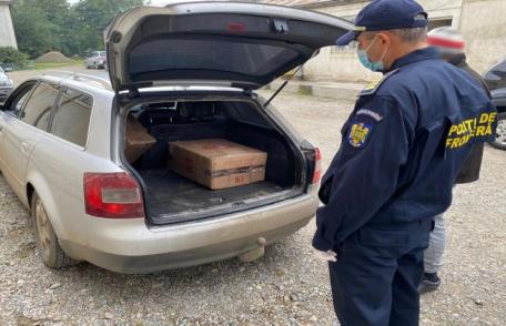 Cărăuşi de ţigări de contrabandă opriţi în trafic de poliţiştii de frontieră botoșăneni