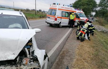 Cinci persoane rănite într-un accident în Leorda. Trei ambulanțe au transportat victimele la spital