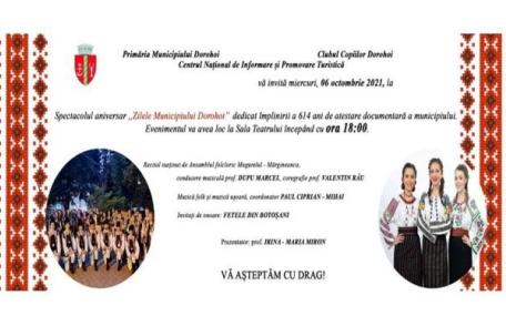 Spectacol Aniversar !!!! Eveniment din cadrul Zilele Municipiului Dorohoi