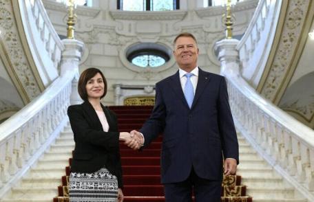 Maia Sandu, în vizită oficială în România la invitația lui Klaus Iohannis