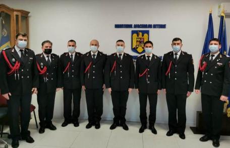 Pompieri avansați la Botoșani, de Ziua Națională a României - FOTO