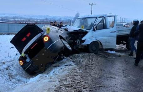 Accident la Vorona. Două persoane au fost rănite - FOTO