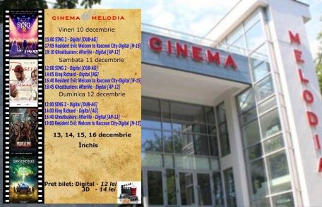Vezi ce filme vor rula la Cinema „MELODIA” Dorohoi, în săptămâna 10 - 16 decembrie – FOTO