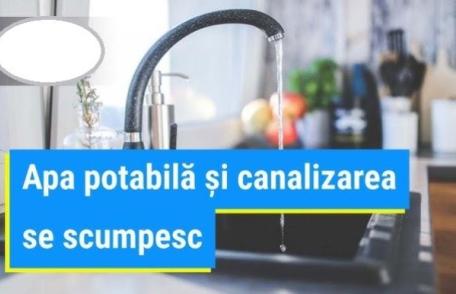 NOI prețuri la apa potabilă și la canalizare-epurare începând cu 1 decembrie 2021
