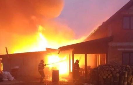 Patru incendii într-o singură zi