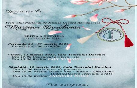 Invitație la un weekend cu „mărțișoare”