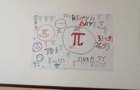 Ziua mondială a numărului Pi sărbătorită la Școala Dimăcheni - FOTO