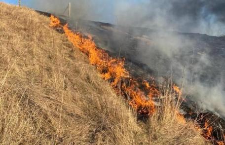 Alte 16 incendii s-au înregistrat, în ultimele 24 de ore, pe teritoriul județului Botoșani - FOTO