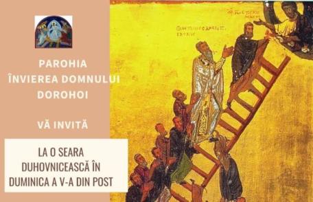 Seară duhovnicească în Parohia „Învierea Domnului” Dorohoi