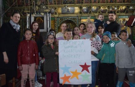 Proiect catehetic „Rugăciunea scară către cer” în parohia „Nașterea Maicii Domnului” Busuioceni, protopopiatul Dorohoi - FOTO
