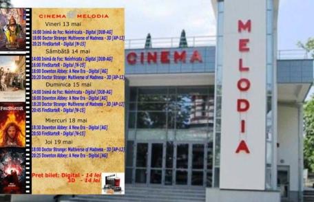 Vezi ce filme vor rula la Cinema „MELODIA” Dorohoi, în săptămâna 13 – 19 mai – FOTO