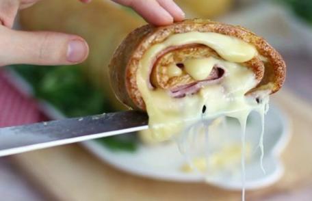 Rulou cu brânză Raclette