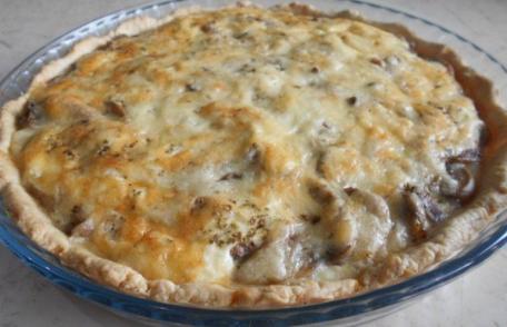 Tartă aperitiv cu ciuperci