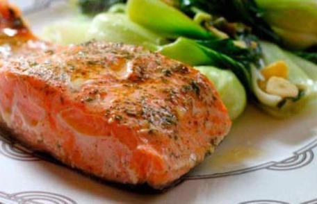 Friptură de somon la cuptor?