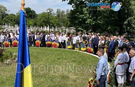 Eroii comemorați la Dorohoi în zi de Înălțare - FOTO
