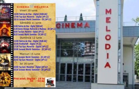 Vezi ce filme vor rula la Cinema „MELODIA” Dorohoi, în săptămâna 3 – 16 iunie – FOTO