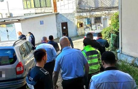 Acțiune în Botoșani, a polițiștilor de ordine publică - FOTO