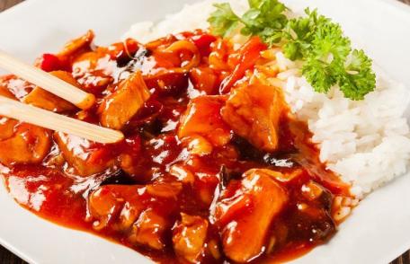 Piept de pui cu sos de soia