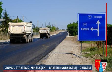 Asfaltare finalizată pe Lotul 1 din Drumul Strategic - FOTO