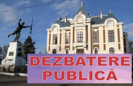 Dezbatere publică privind aprobarea Regulamentului de Organizare şi Funcţionare și a taxelor de închiriere a Sălilor de Sport Școlare
