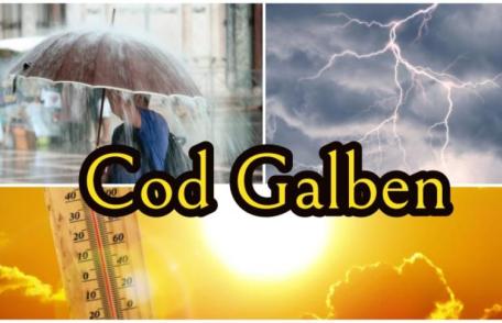 Cod Galben de caniculă, dar și de ploi pentru județul Botoșani