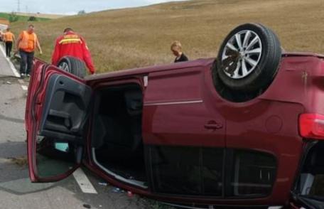 Accident cu victime pe drumul Botoșani - Săveni. Două femei au ajuns la spital - FOTO