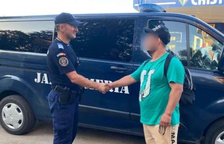Bărbat din Ucraina ajutat de jandarmi și polițiști de frontieră să ajungă în București, la familia sa