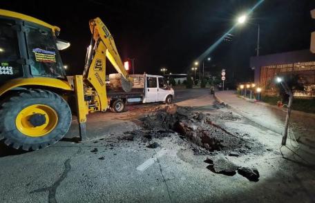 Avarie la conducta de apă! Municipiul Dorohoi și două comune afectate de acest incident - FOTO