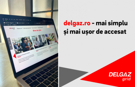 Portalul Delgaz Grid are acum o interfață nouă, mai simplă și ușor de utilizat de clienți și firme
