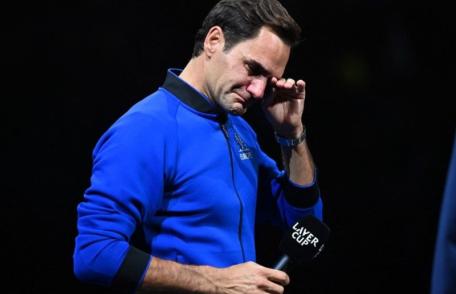 Roger Federer a plâns în hohote la meciul de retragere: „Nu sunt trist!”