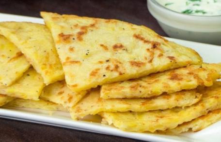 Clătite din cartofi cu cașcaval