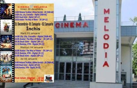 Vezi ce filme vor rula la Cinema „MELODIA” Dorohoi, în săptămâna 30 decembrie 2022 – 5 ianuarie 2023 – FOTO